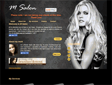 Tablet Screenshot of hairbymichelle.com